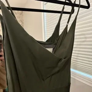 Anthropologie | Dresses | Anthropologie Green Slip Dress | Poshmark